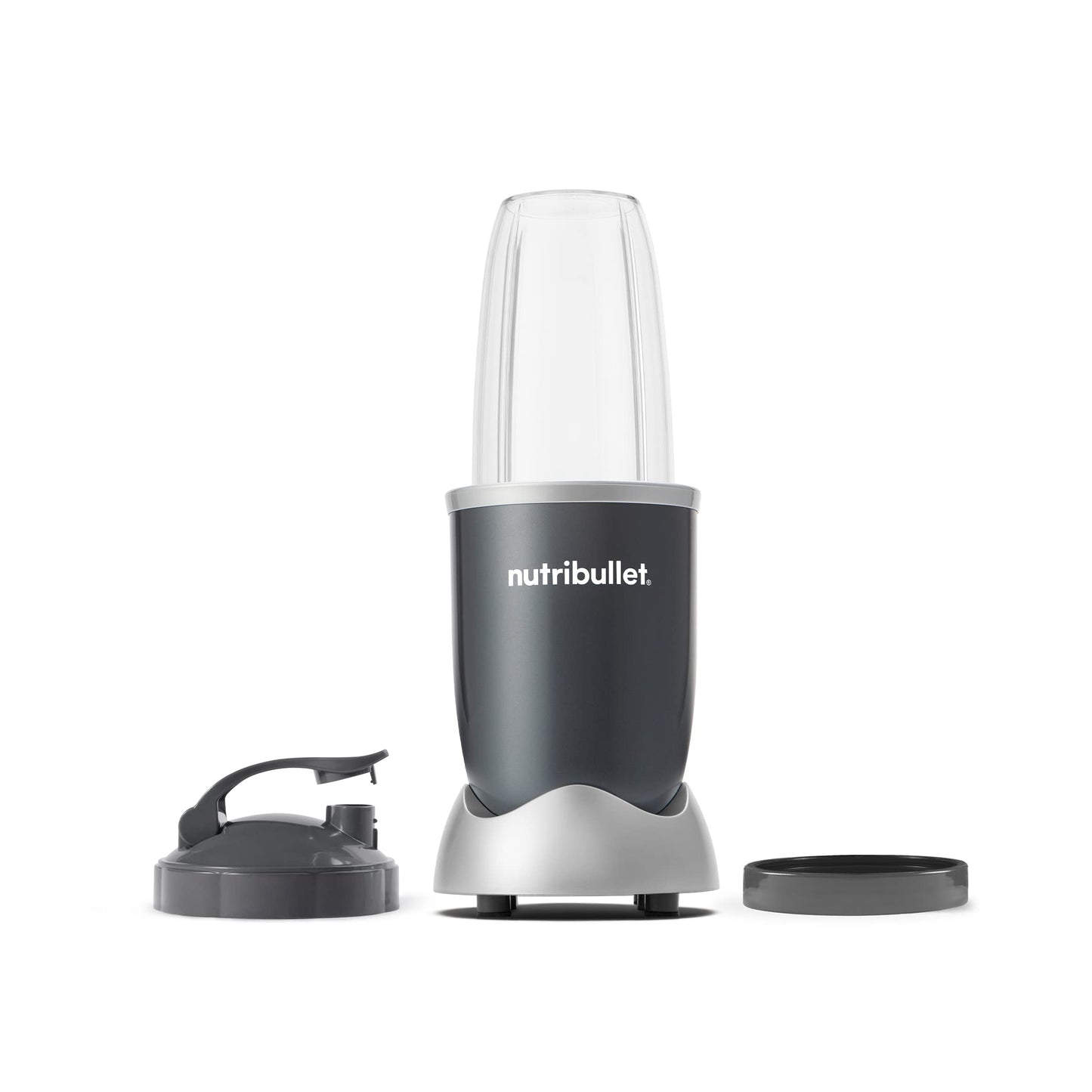 nutribullet Pro Personal Blender, Shakes, Smoothies, Food Prep, and Frozen Blending, 32 Ounce Cup, 24 Ounce Cup, Flip-top Travel Lid, 900 Watt, Matte Black, NB9-0901AK