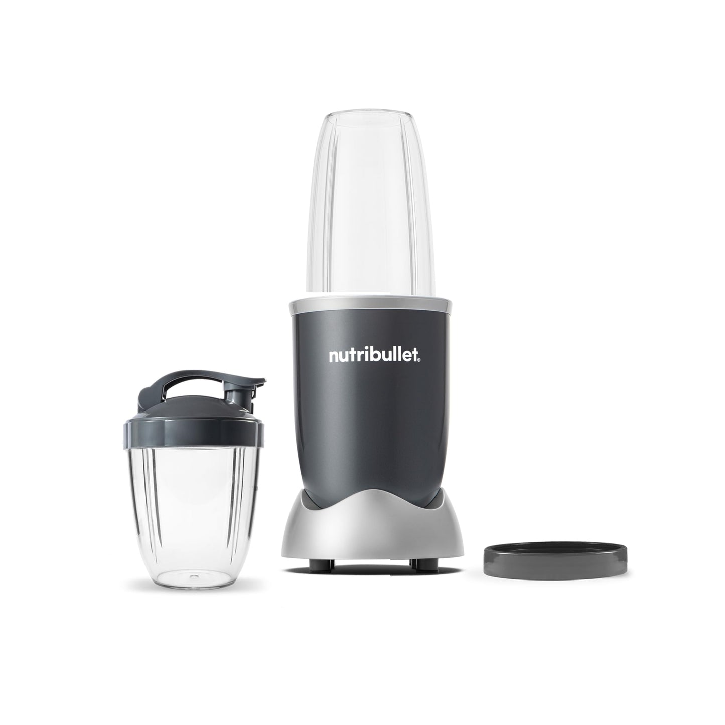 nutribullet Pro Personal Blender, Shakes, Smoothies, Food Prep, and Frozen Blending, 32 Ounce Cup, 24 Ounce Cup, Flip-top Travel Lid, 900 Watt, Matte Black, NB9-0901AK