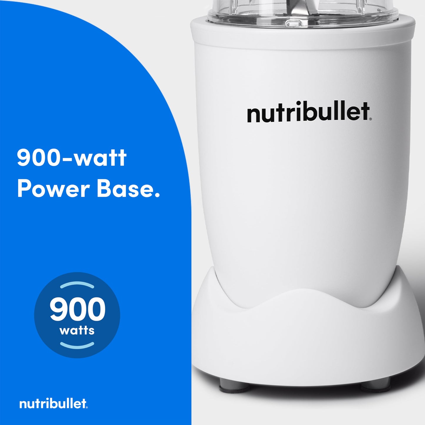 nutribullet Pro Personal Blender, Shakes, Smoothies, Food Prep, and Frozen Blending, 32 Ounce Cup, 24 Ounce Cup, Flip-top Travel Lid, 900 Watt, Matte Black, NB9-0901AK