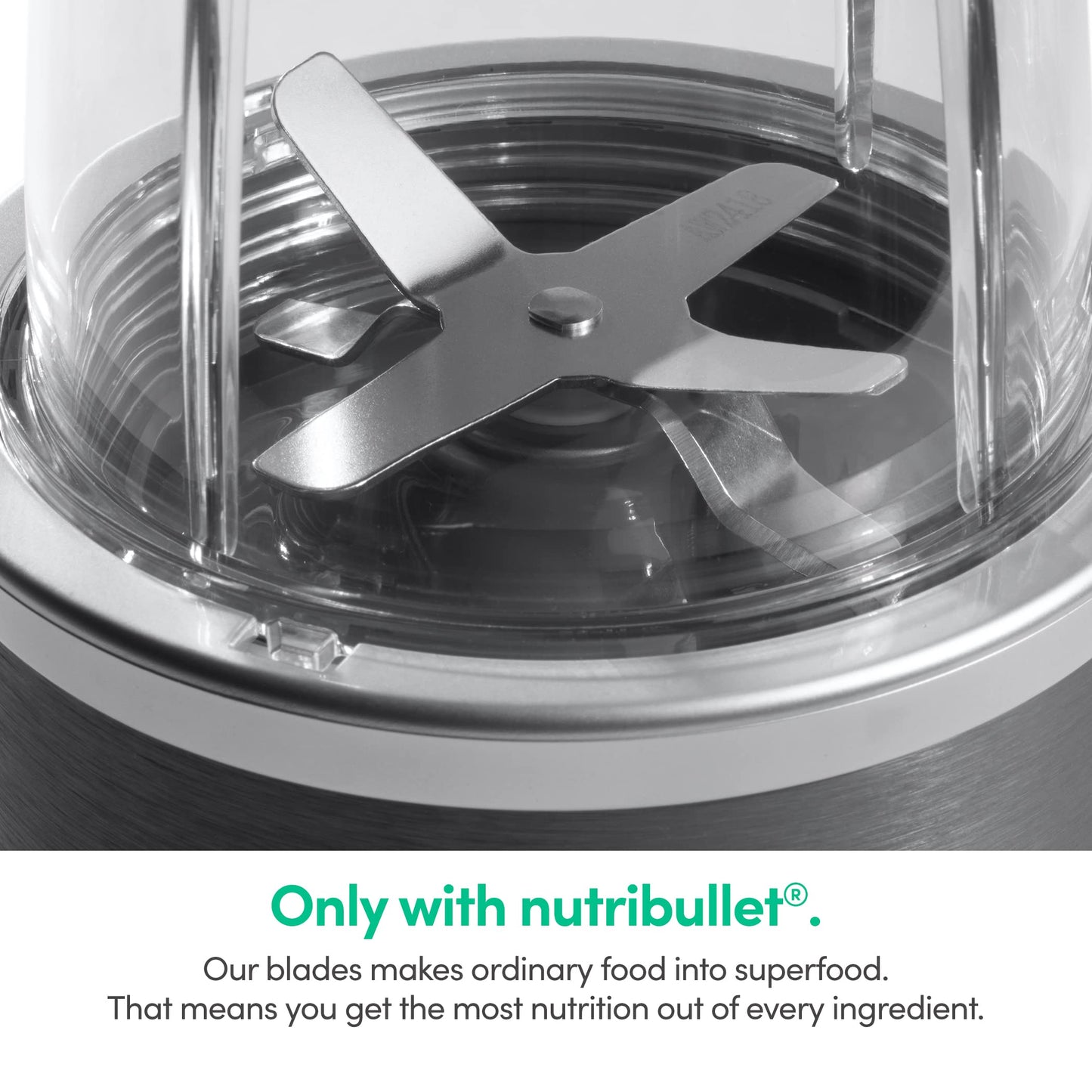 nutribullet Pro Personal Blender, Shakes, Smoothies, Food Prep, and Frozen Blending, 32 Ounce Cup, 24 Ounce Cup, Flip-top Travel Lid, 900 Watt, Matte Black, NB9-0901AK