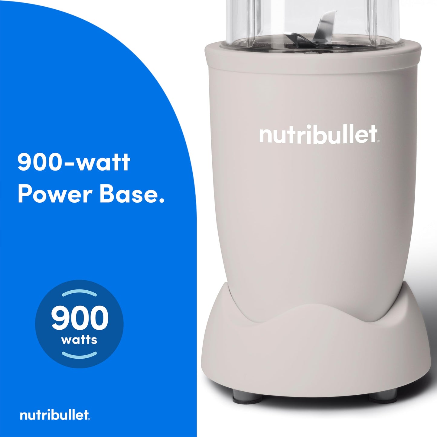 nutribullet Pro Personal Blender, Shakes, Smoothies, Food Prep, and Frozen Blending, 32 Ounce Cup, 24 Ounce Cup, Flip-top Travel Lid, 900 Watt, Matte Black, NB9-0901AK