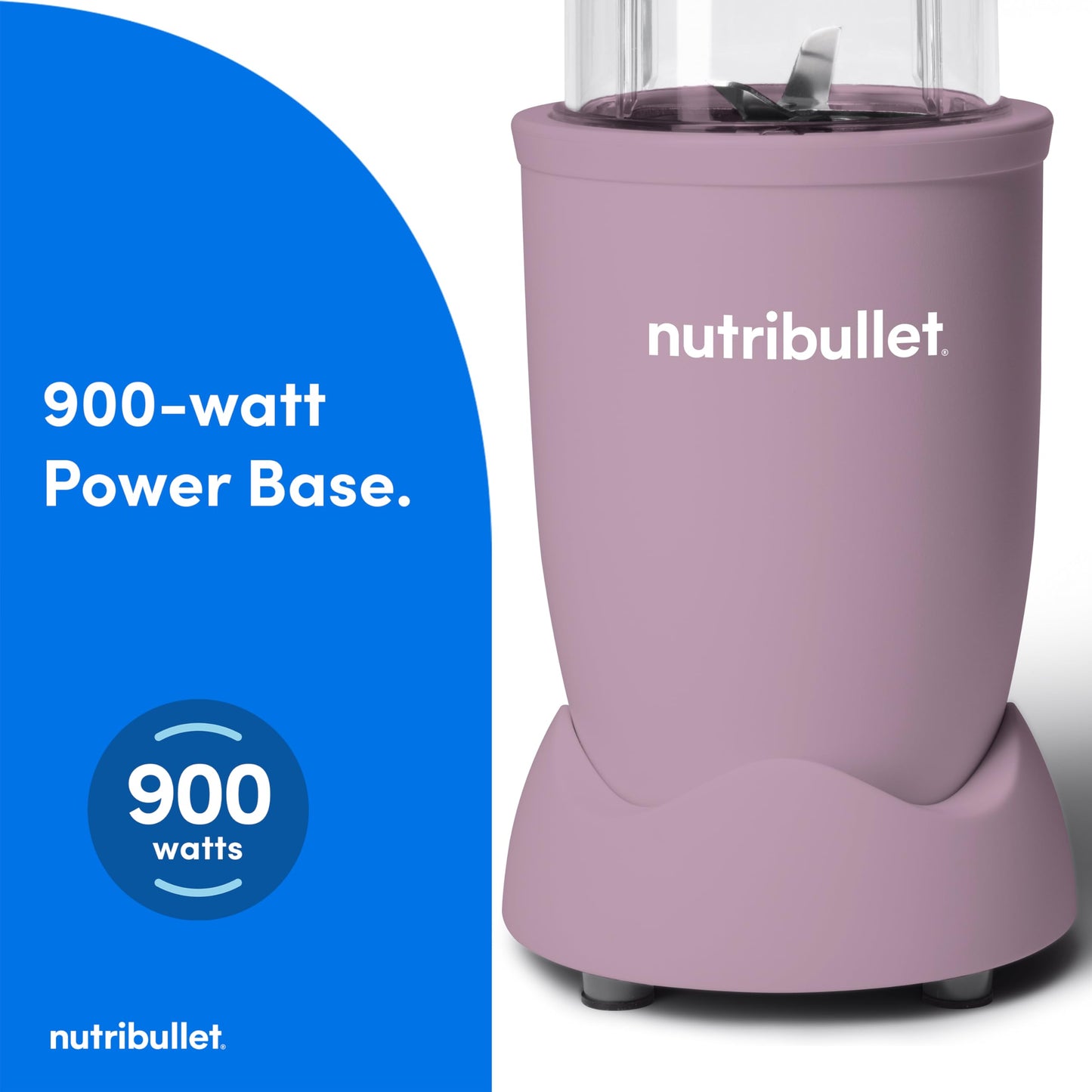 nutribullet Pro Personal Blender, Shakes, Smoothies, Food Prep, and Frozen Blending, 32 Ounce Cup, 24 Ounce Cup, Flip-top Travel Lid, 900 Watt, Matte Black, NB9-0901AK